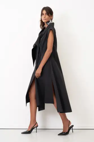 Neraki Elbise - Siyah - 4