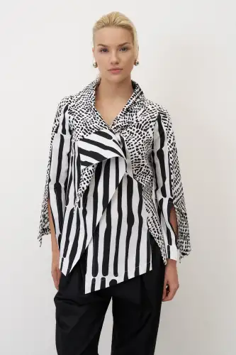 Neraki Gömlek - Noktalı Desenli - BIZE (1)