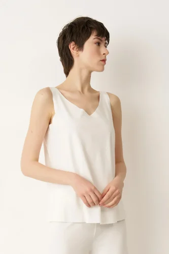 Paros Bluz - Beyaz - 4