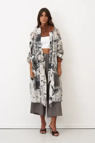 Paros Kap - Desenli - 1