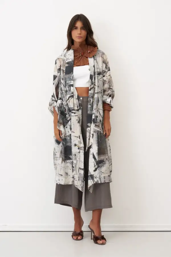 Paros Kap - Desenli - 1