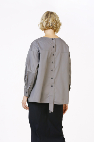 Patched Shirt - Mink - 6