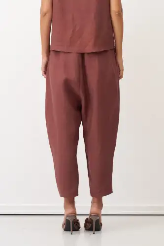 Patmos Pantolon - Kahverengi - 5