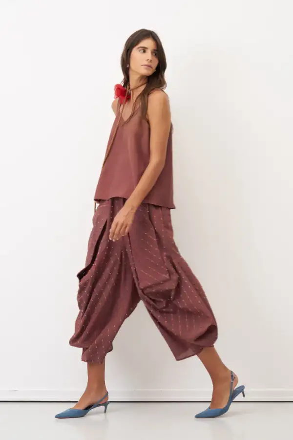 Patmos Pantolon - Kahverengi - 4