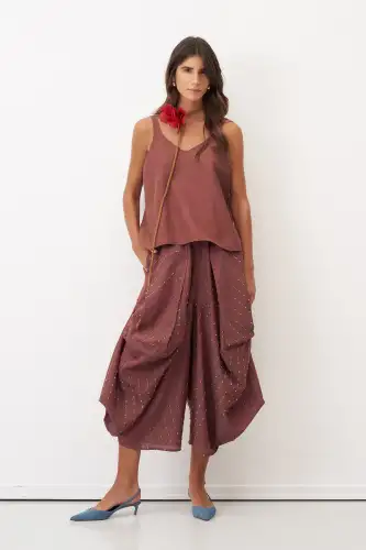 Patmos Pantolon - Kahverengi - 5