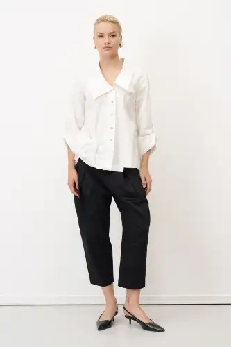 Pelovra Gömlek - Beyaz - BIZE (1)