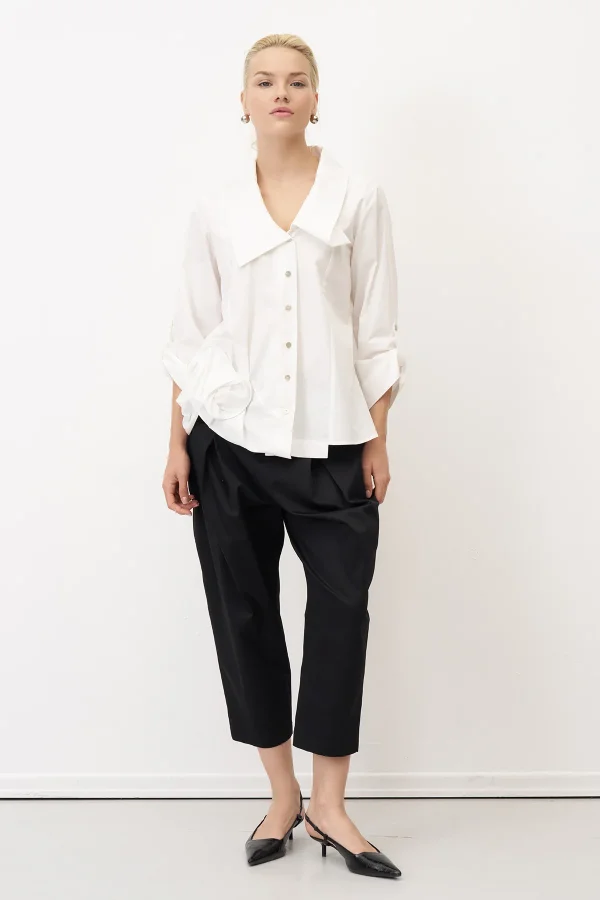 Pelovra Gömlek - Beyaz - 4