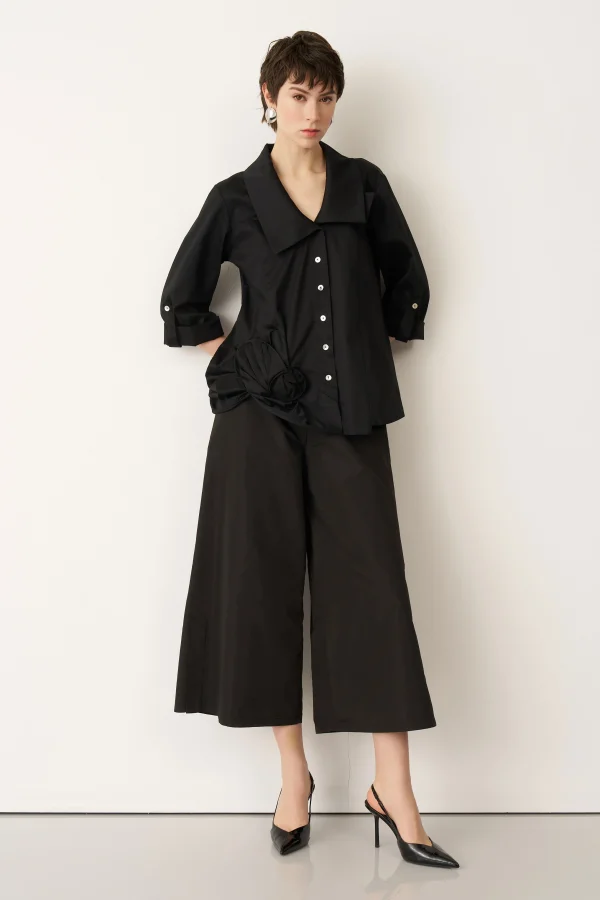 Pelovra Gömlek - Siyah - 1