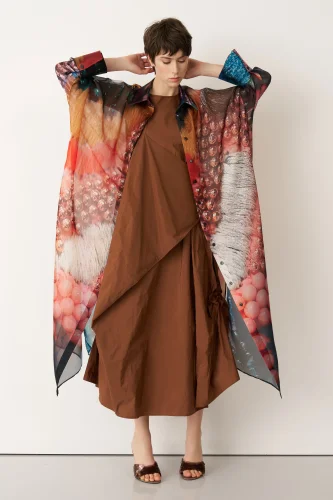 Perdika Kap - Desenli - 6