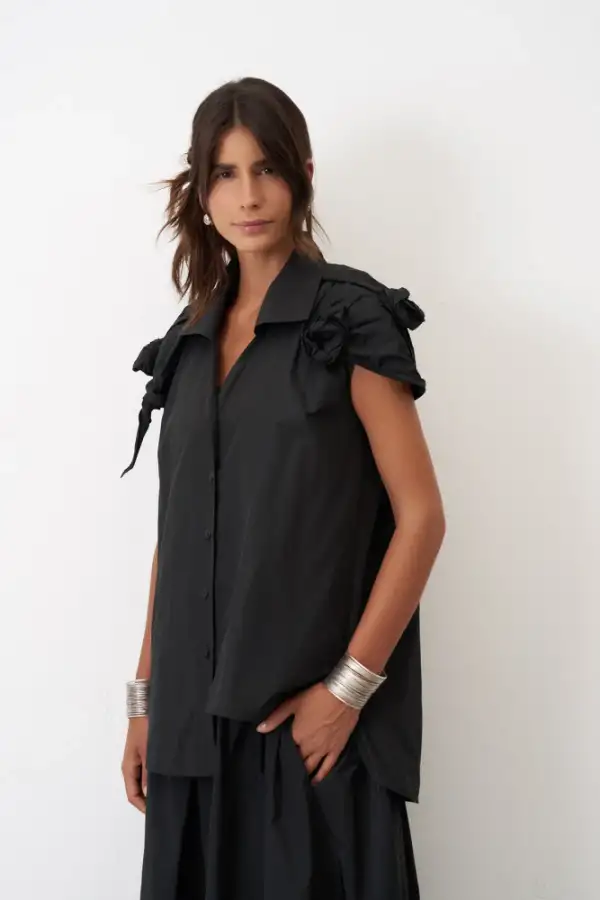 Petalas Gömlek - Siyah - 1