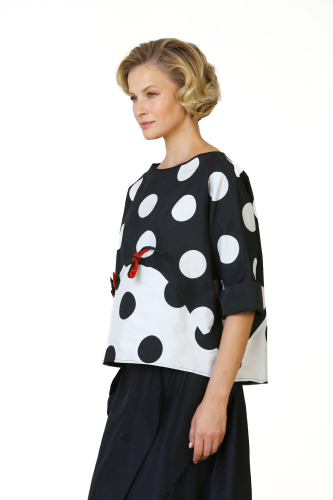 Polka Dot Blouse - 4