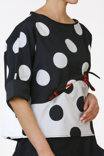 Polka Dot Blouse - 5