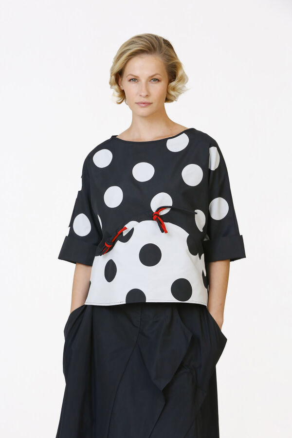 Polka Dot Blouse - 2