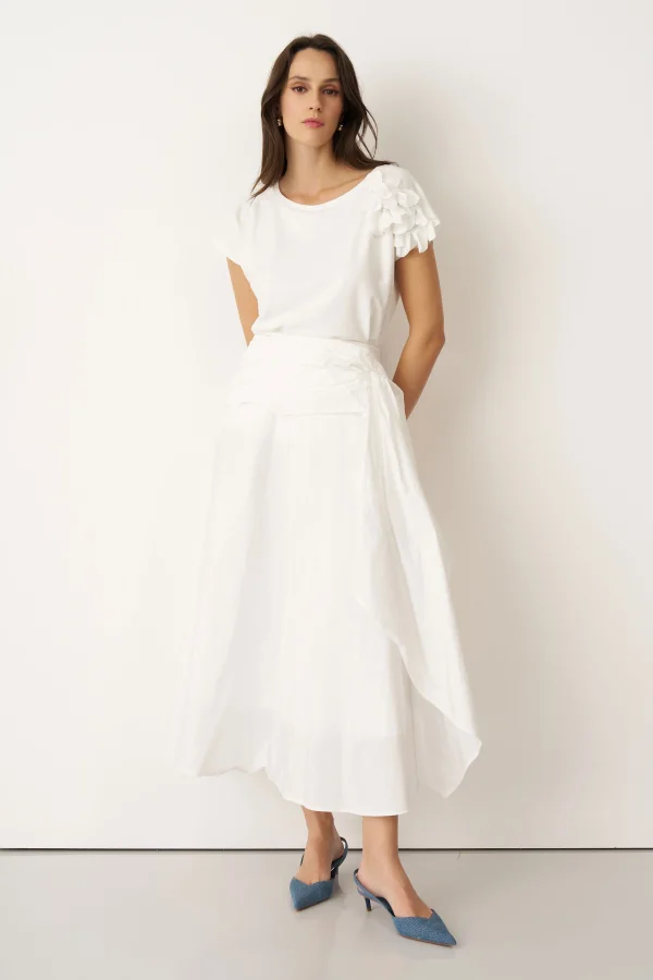 Prasonisi Etek - Beyaz - 1