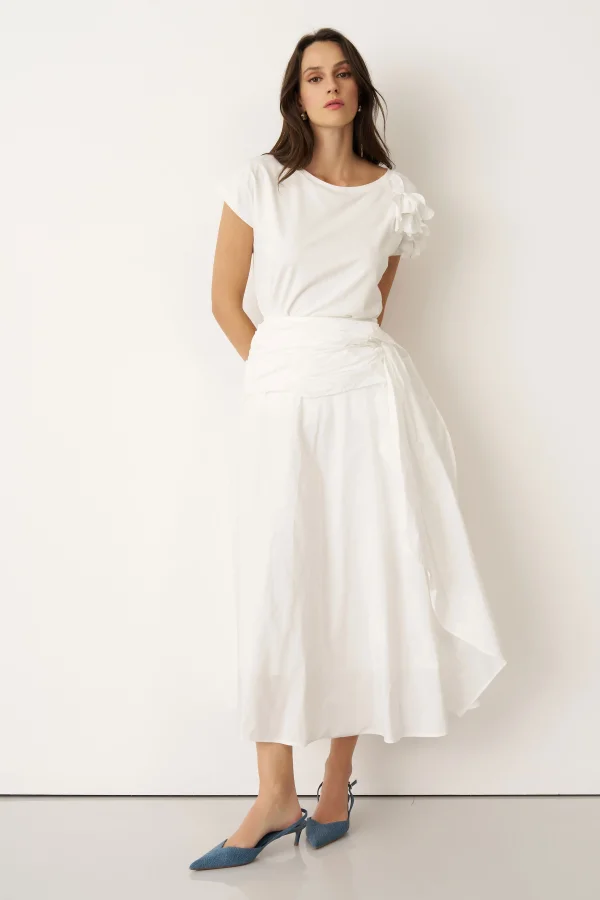 Prasonisi Etek - Beyaz - 3