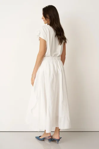 Prasonisi Etek - Beyaz - 5