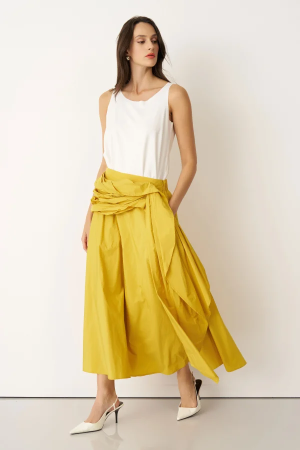 Prasonisi Etek - Sarı - 4