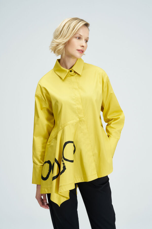 Printed Shirt - Yellow - 2