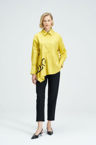 Printed Shirt - Yellow 