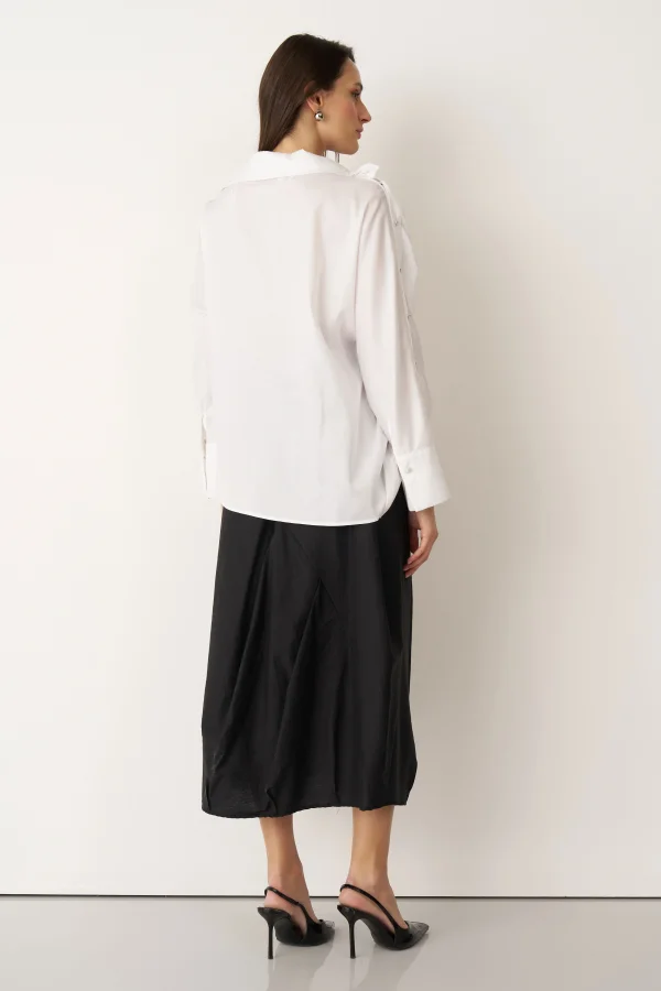 Psara Gömlek - Beyaz - 7