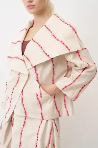 Psomi Ceket - Bej - 3