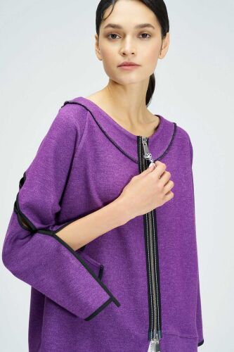 Purple Cardigan - 4