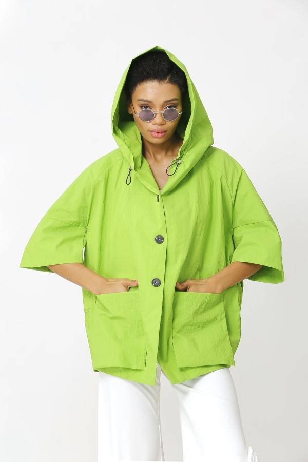 Raincoat - Apple Green - 1