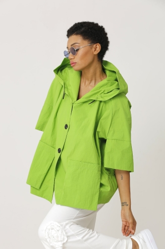 Raincoat - Apple Green - 3
