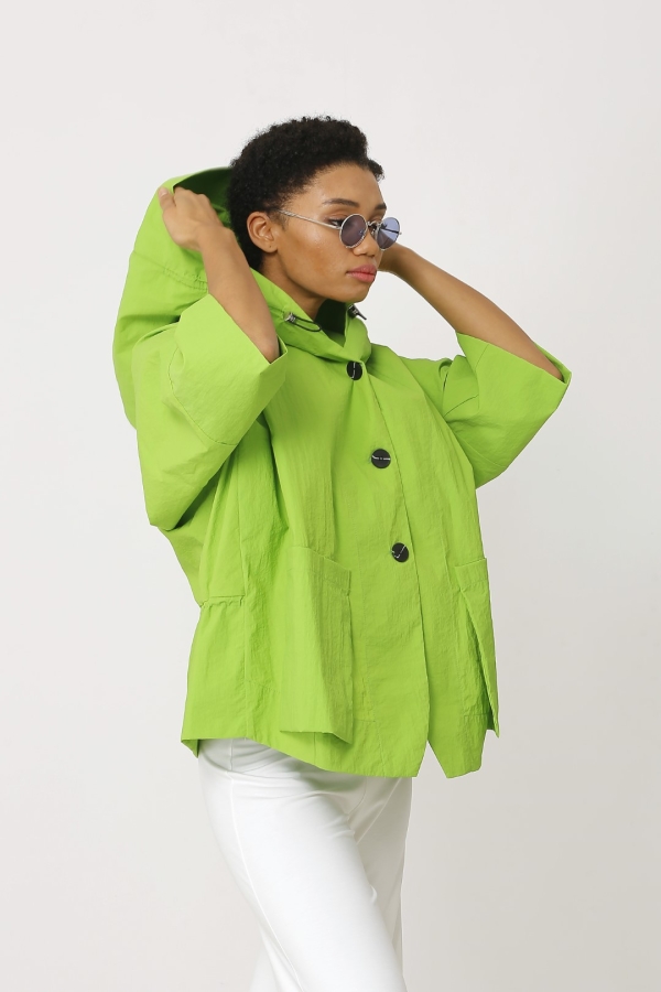Raincoat - Apple Green - 4
