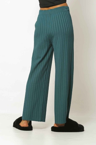 Rayon Fabric Pants - Green - 3