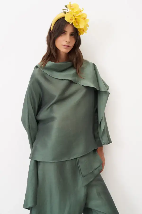 Rhodes Bluz - Yeşil - 5