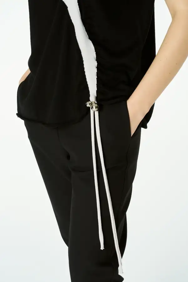 Rigel Kolsuz Bluz - Siyah - 6