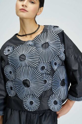 Round Motif Jacket - 1