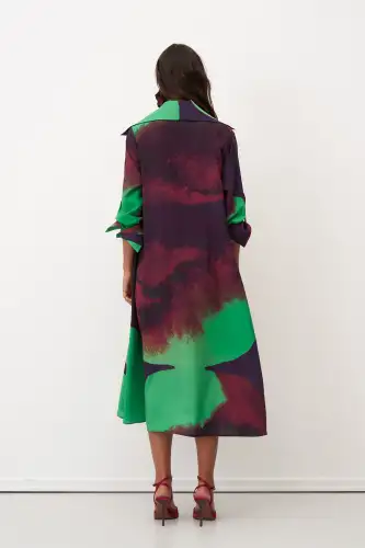 Santorini Elbise - Desenli - 5