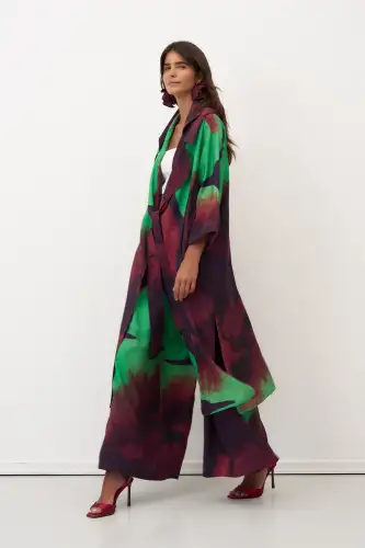 Santorini Kap - Desenli - 5