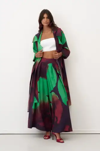 Santorini Kap - Desenli - 4