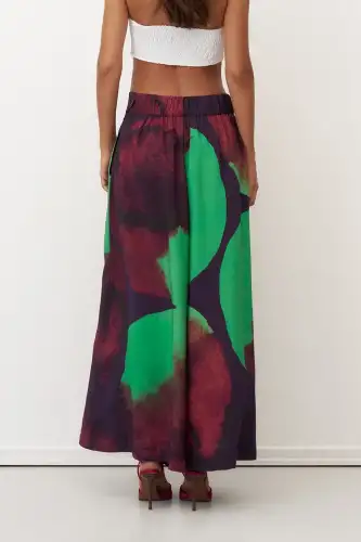 Santorini Pantolon - Desenli - 5