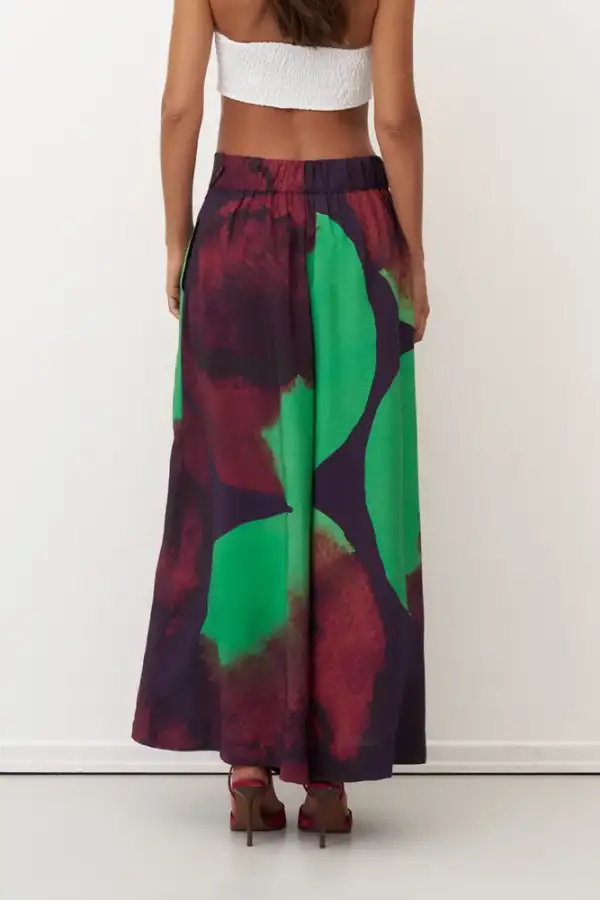 Santorini Pantolon - Desenli - 5