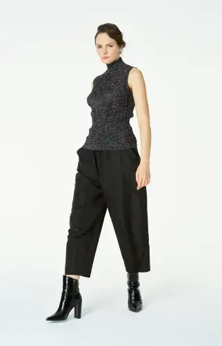 Selene Pantolon - Siyah - BIZE (1)