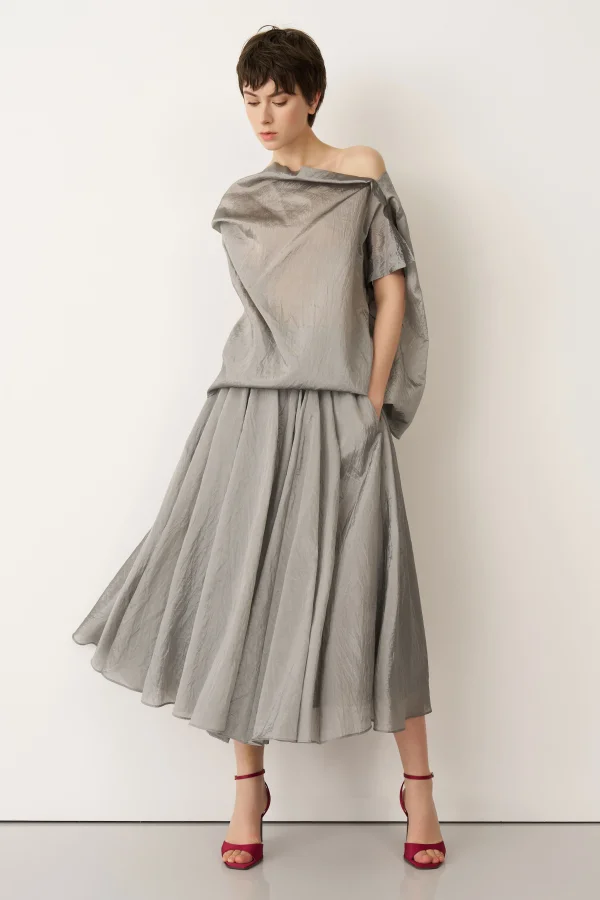 Sidero Bluz - Gümüş - 5