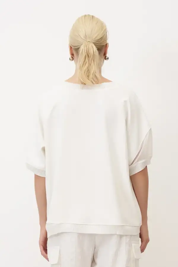 Sifnos Bluz - Beyaz - 5