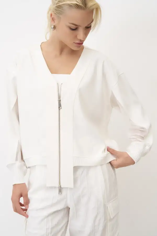 Sifnos Ceket - Beyaz - 1