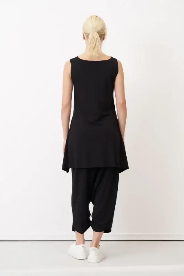 Siyah Çiçek Desenli V Yaka Spetses Bluz - 6