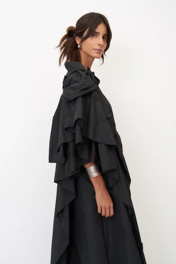 Siyah Petalas Kimono - 5