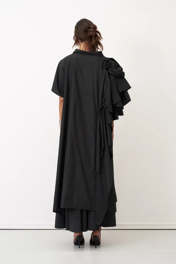 Siyah Petalas Kimono - 6