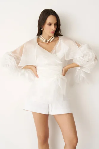 Skyra Ceket - Beyaz - 5