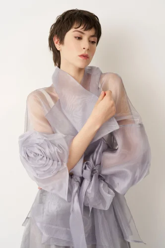 Skyra Ceket - Gümüş - 5