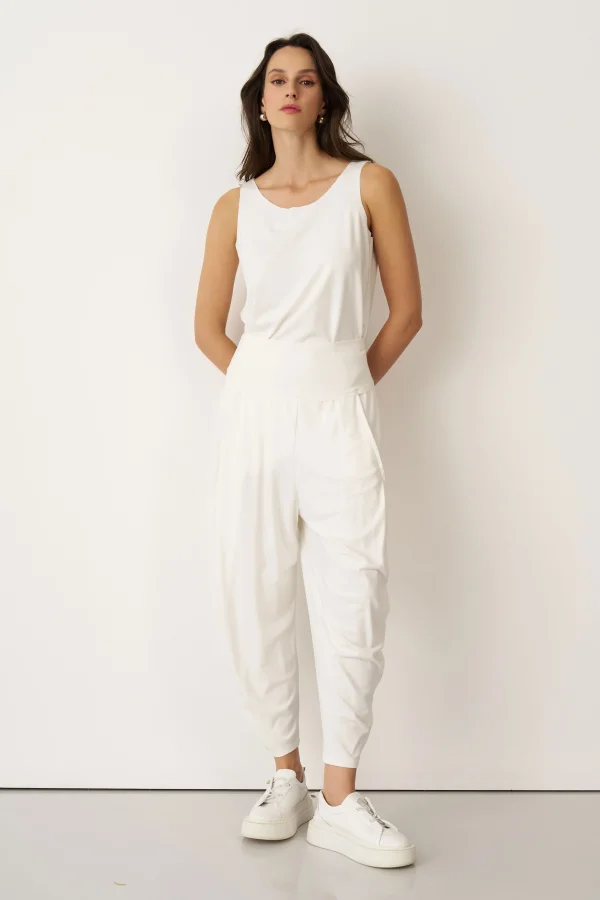 Spetses Pantolon - Beyaz - 1