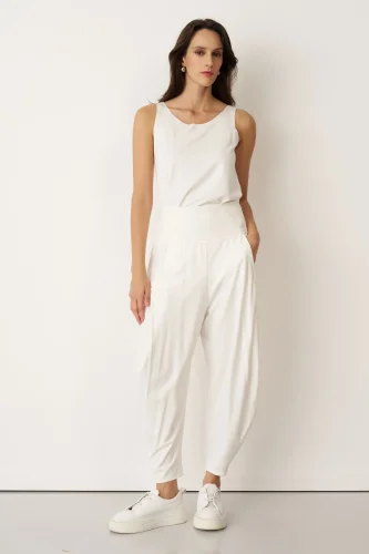 Spetses Pantolon - Beyaz - BIZE (1)