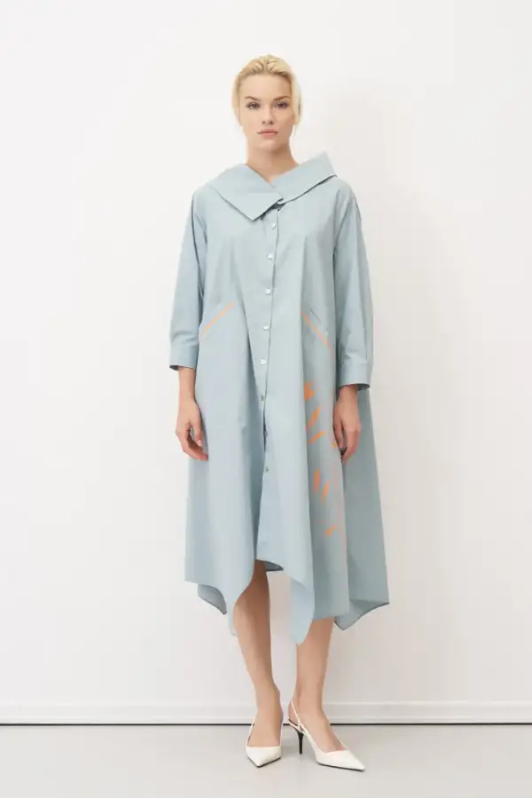 Symi Elbise - Mavi - 1